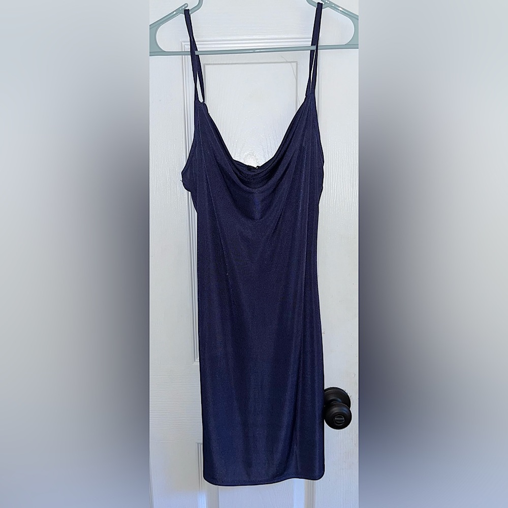 Forever 21 Dark blue slip dress. Size M